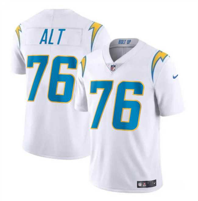 Men & Women & Youth Los Angeles Chargers #76 Joe Alt White Vapor Limited Stitched Jersey->los angeles chargers->NFL Jersey